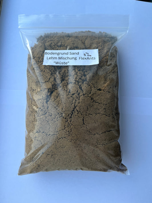 Sand clay mixture soil substrate "desert"
