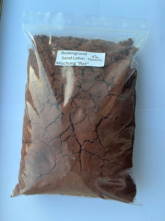 Sand clay mixture soil substrate "Red"